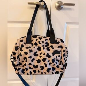 CNC Leopard Print Tote Bag